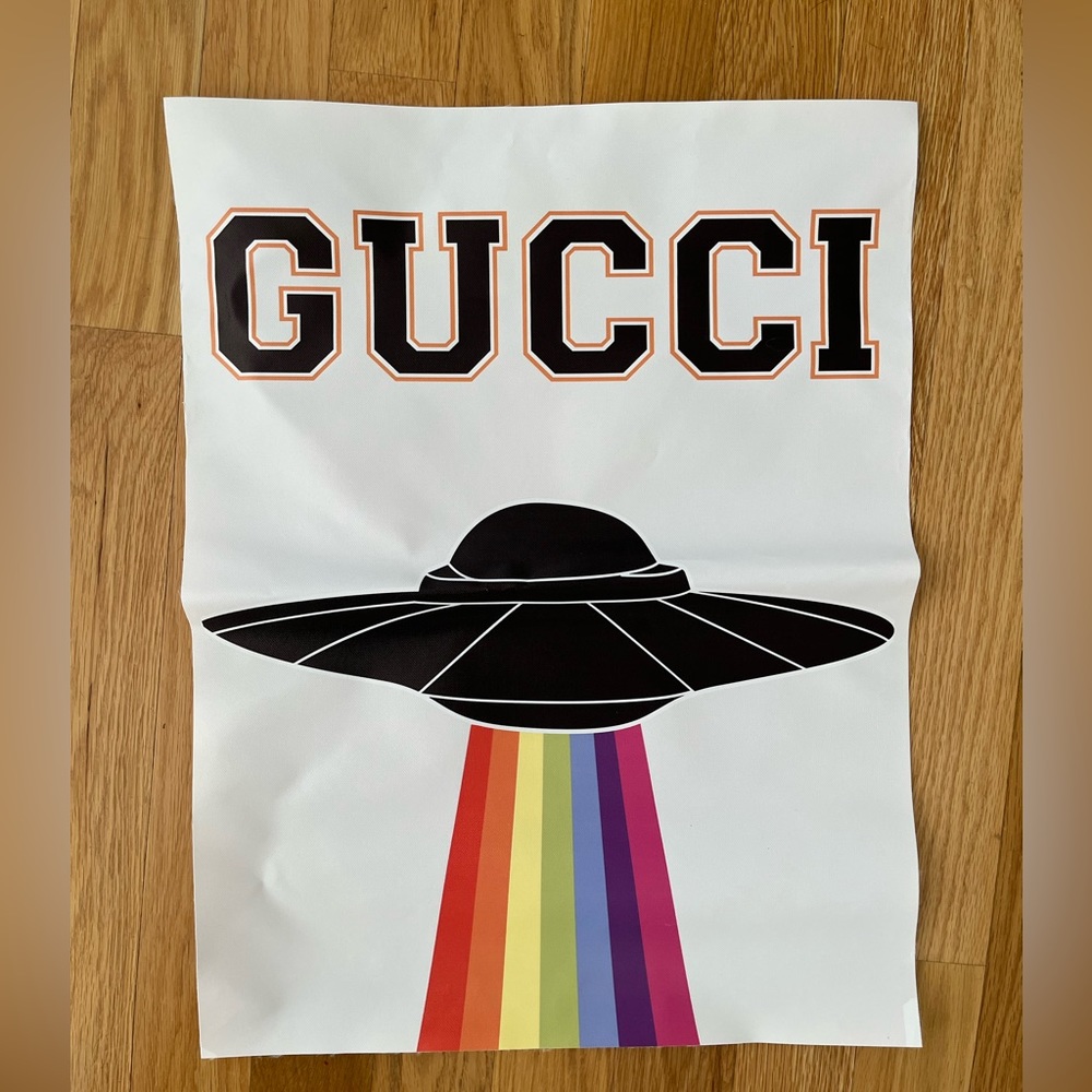 Vinyl Gucci poster